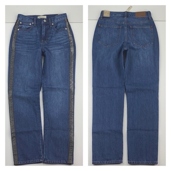 Madewell Perfect Vintage Metallic Tuxedo Stripe - Picture 7 of 8